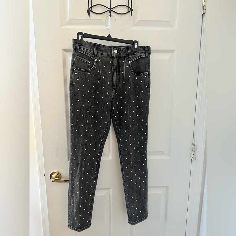 Pilcro Charcoal Denim Pants